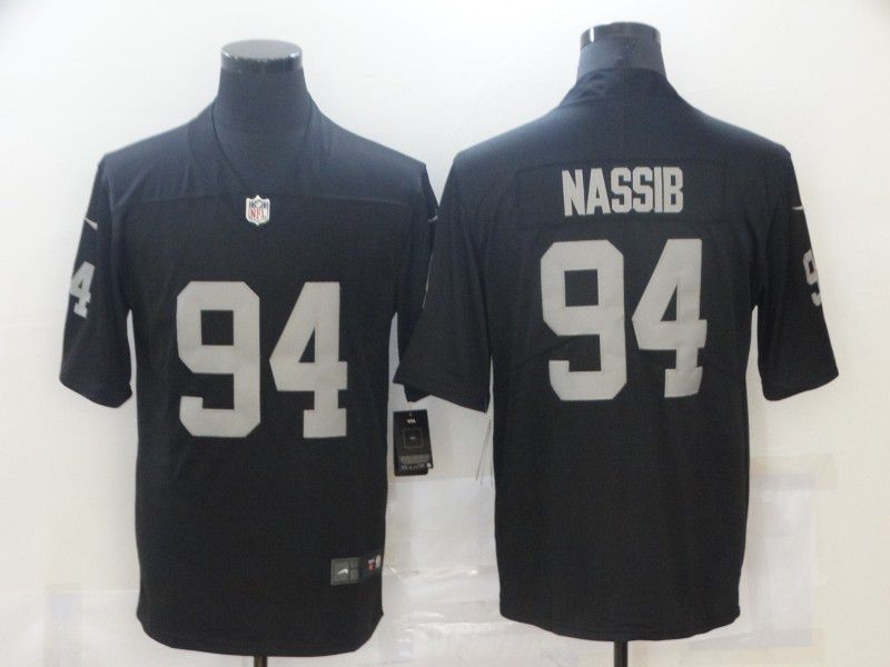 Men Oakland Raiders 94 Nassib Black 2021 Vapor Untouchable Limited Player Nike NFL Jersey